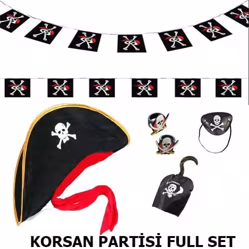 Çocuk Korsan Parti Seti