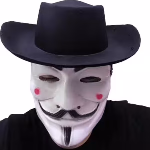 Çocuk Vendetta Maske Şapka Kostüm Toptan