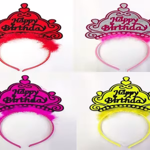 Doğum Günü Neon Taçları Toptan