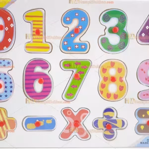 Dokuz rakam işlemler matematik ahşap puzzle