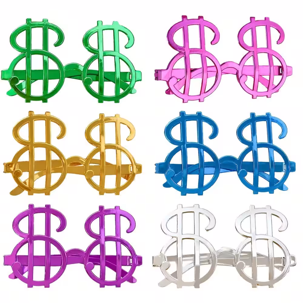 Dolar Şekilli Parti Gözlükleri