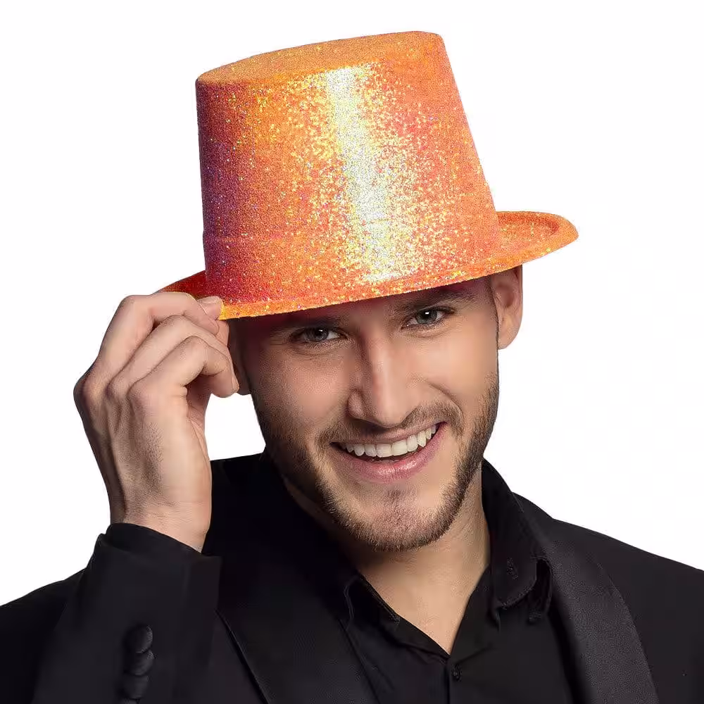 Floresan Turuncu Melon Şapka