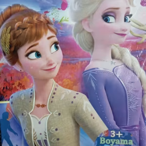 Frozen 2 Boyama Kitabı Sticker Maske 3 ü 1 Arada 16 Sayfa