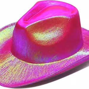 Fuşya Neon Kovboy Şapkası