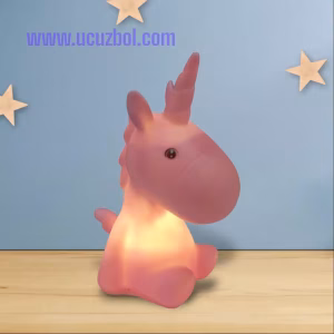 Gece Lambası Unicorn Pembe