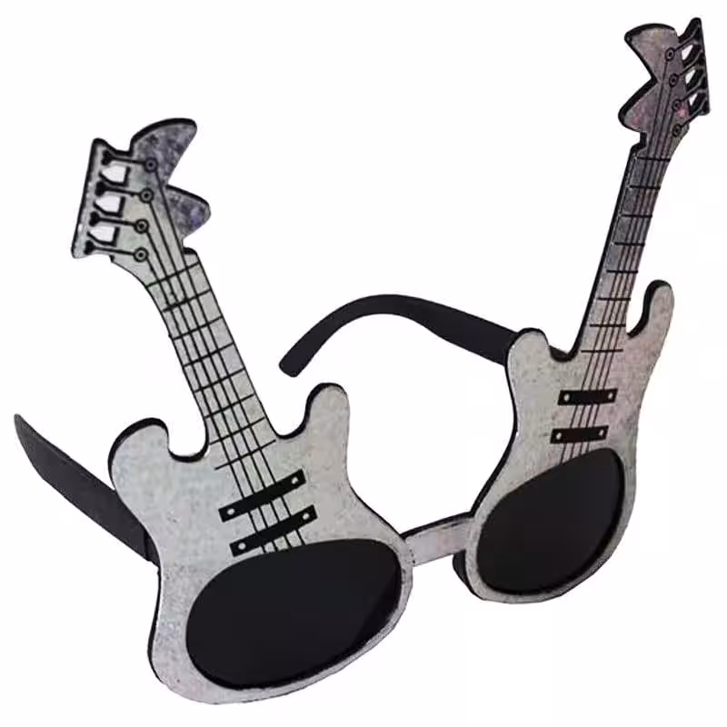 Gitar Şekilli Parti Gözlüğü Toptan