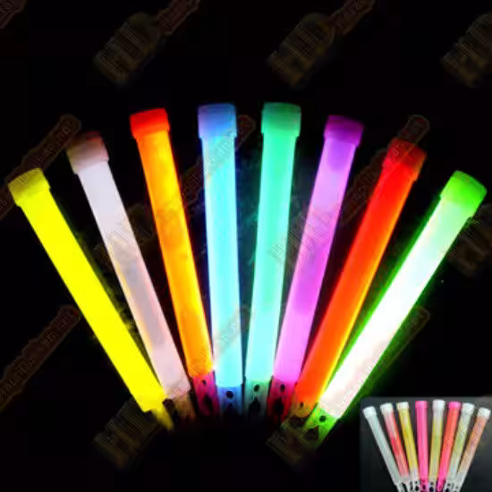 Glow ışıklı çubuk kancalı ve ipli