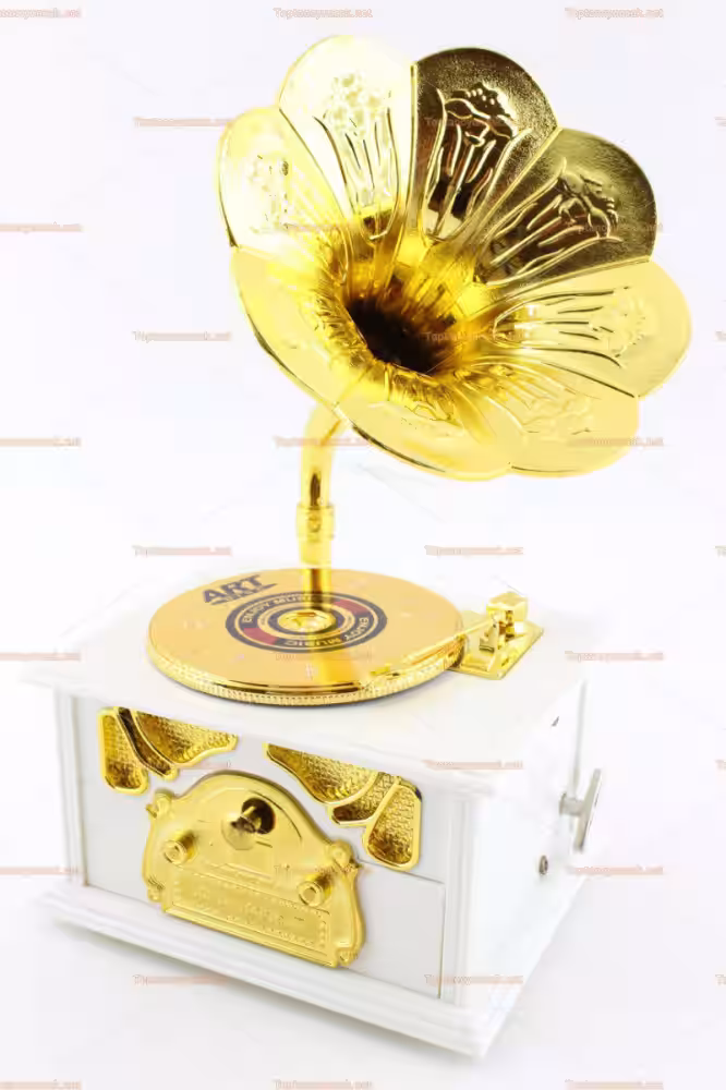 Gramofon şeklinde müzik kutusu toptan