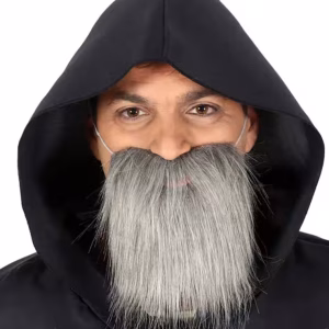 Gri Renkli Korsan Takma Sakal