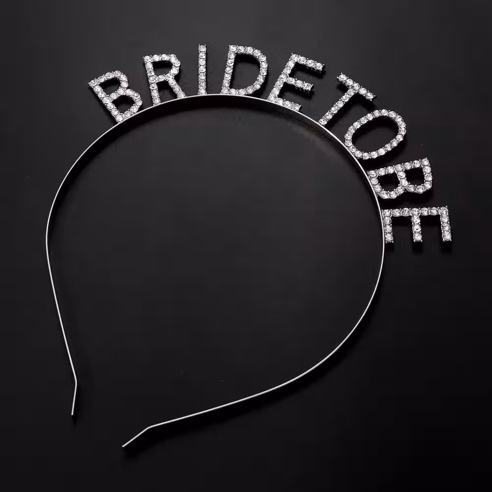 Gümüş Bride to be Tacı Toptan