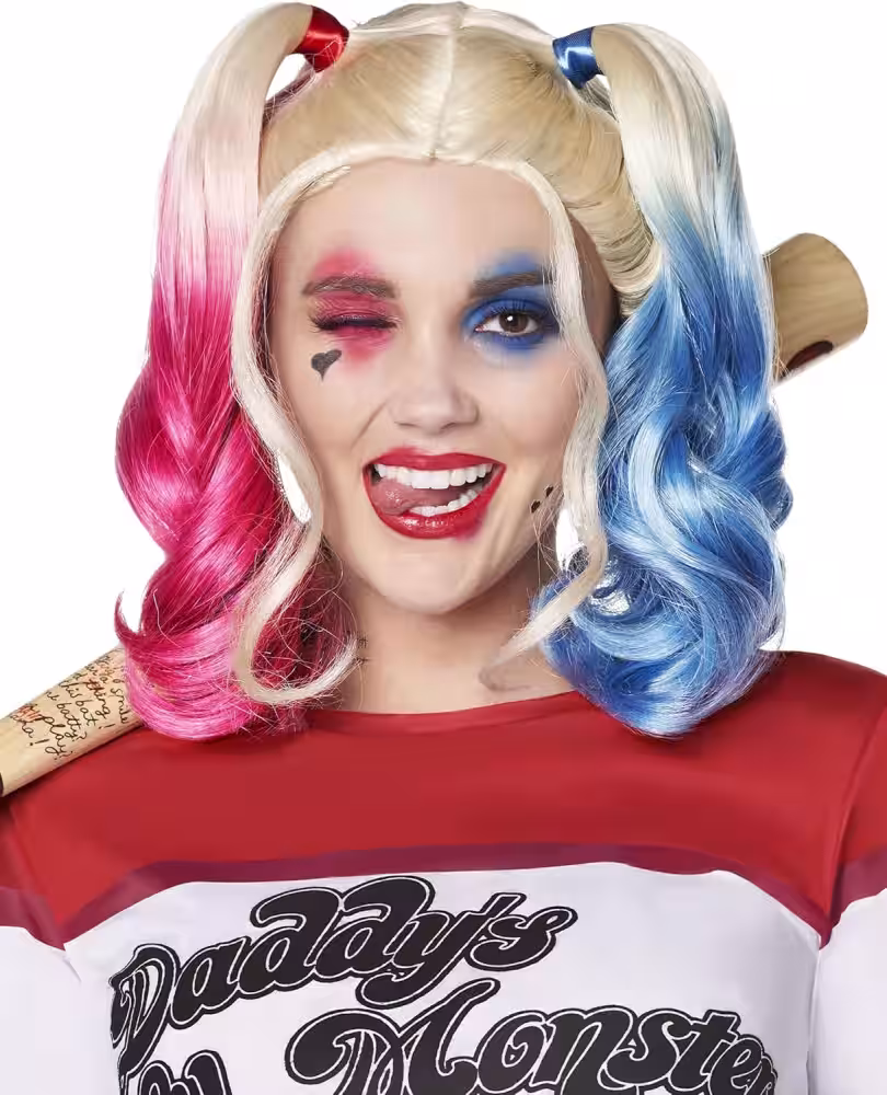 Harley Quinn Suicide Squad Kostüm Peruk