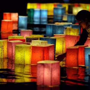 Havuz su feneri water lantern