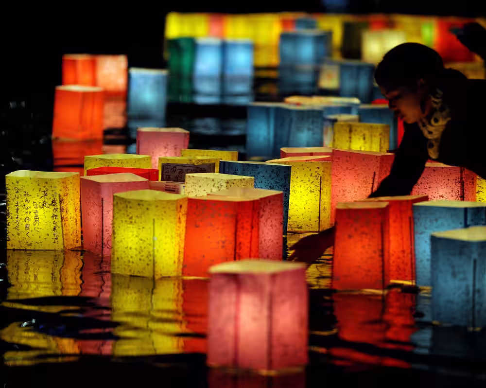 Havuz su feneri water lantern