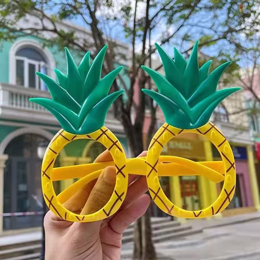 Hawaii Ananas Parti Gözlüğü 9.5x14 cm