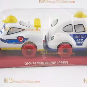 İkili polis arabası seti oyuncak toptan