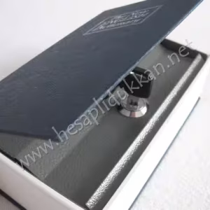 İngilizce sözlük şeklinde kasa kumbara mücevher kutusu R01