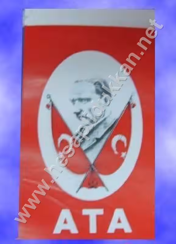 İpli Atalı bayrak 10x20 B039