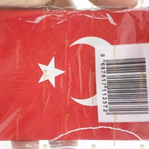 İpli zincir bayrak toptan 100 lü paket 12 x 7