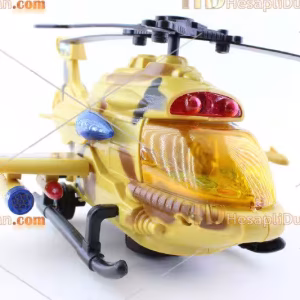 Işıklı pilli hareketli sesli savaş helikopteri harika oyuncak