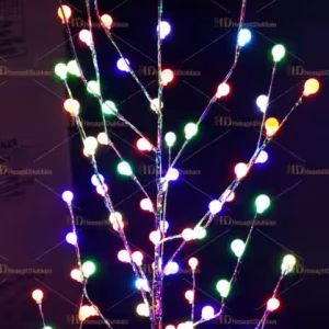 Işıklı yılbaşı ağacı 120 led Top hareketli ışık 160 cm Metal gövde
