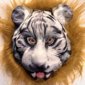 Kahverengi Kaplan Peluş Maske
