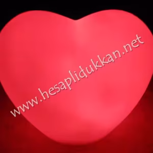 Kalp şeklinde renk değiştiren gece lambası P768