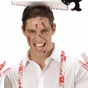 Kanlı Testere Halloween Tacı Toptan