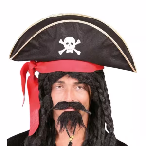 Karayip Korsanları Jack Kadife Parti Şapkası