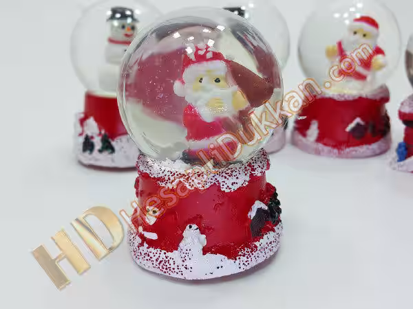 Kardan adam noel baba yılbaşı fanus