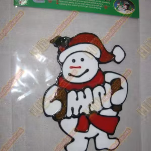 Kardan adam yılbaşı cam sticker R266