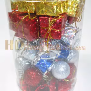 Karışık paket yılbaşı ağacı süsleri