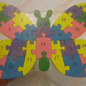 Kelebek şeklinde yapboz ahşap oyuncak R193