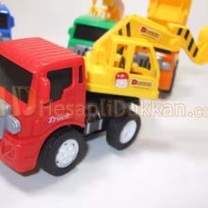 Kırılmaz iş arabaları 4 model standlı toptan oyuncak