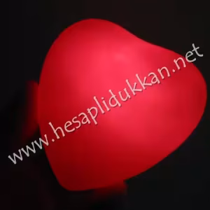 Kırmızı kalp gece lambası P805
