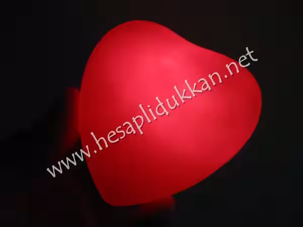 Kırmızı kalp gece lambası P805