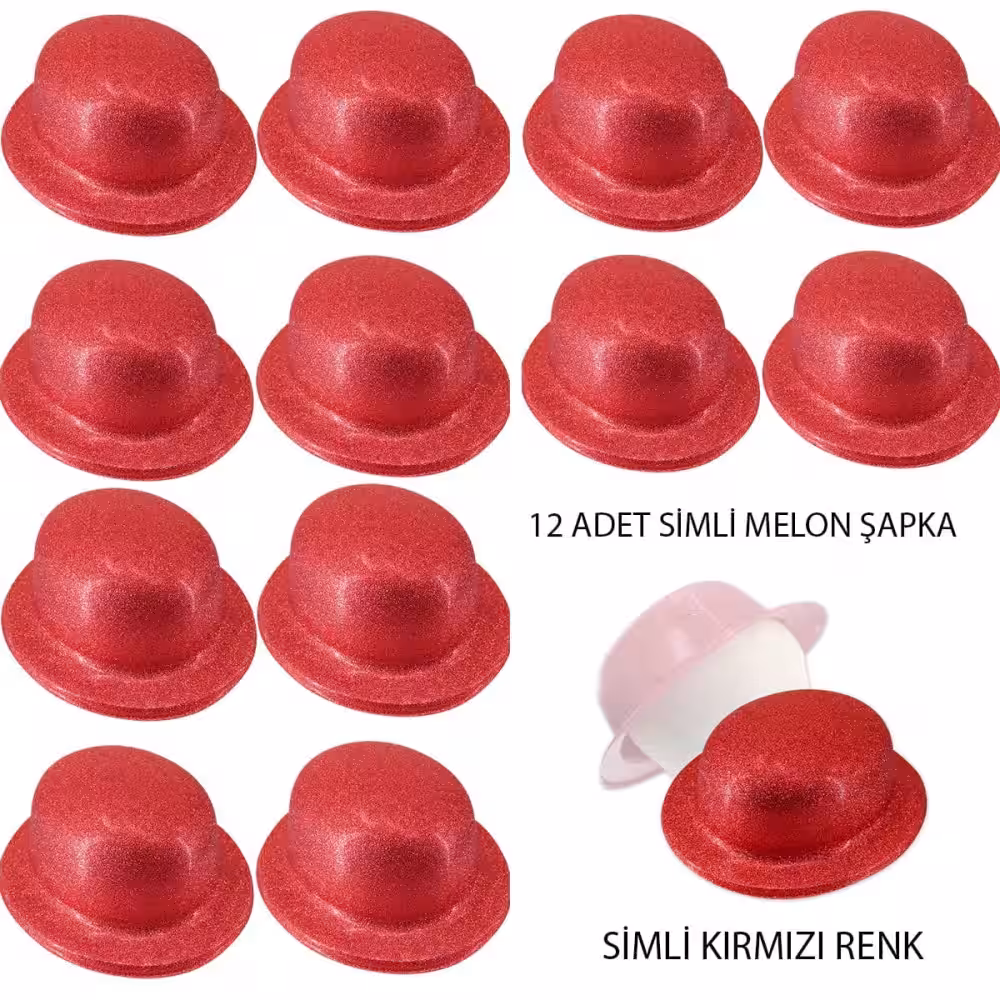 Kırmızı Parti Şapkaları Toptan