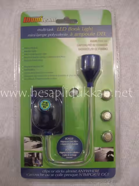 Kitap okuma lambası mavi P578