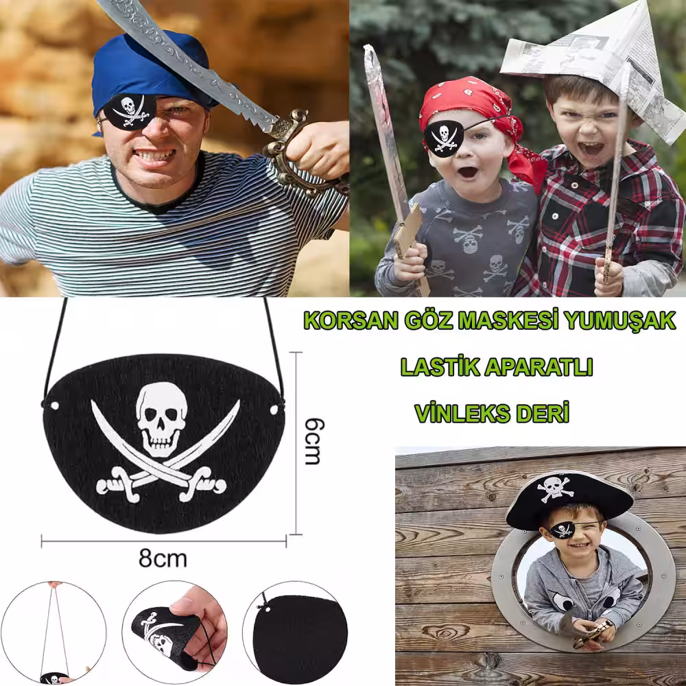 Korsan Deri Göz Bandı Satışı