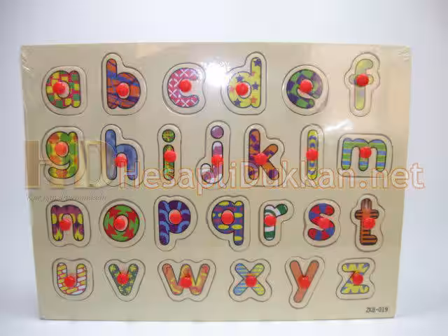 Küçük harfli harf öğreten puzzle R836