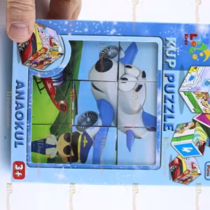 Küp puzzle ana okulu eğitici oyuncak