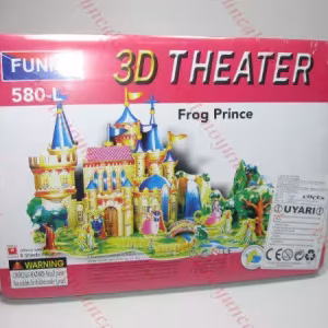 Kurbağa prens toptan karton 3d puzzle