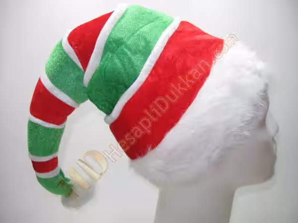 Kuyruklu noel baba şapkası