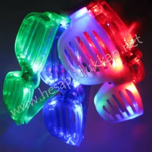 Led ışıklı rockstar panjur gözlük P698