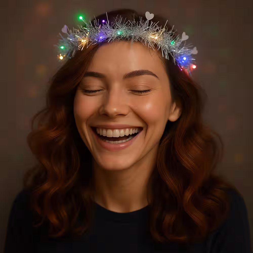 LED'li Kalp Taçları