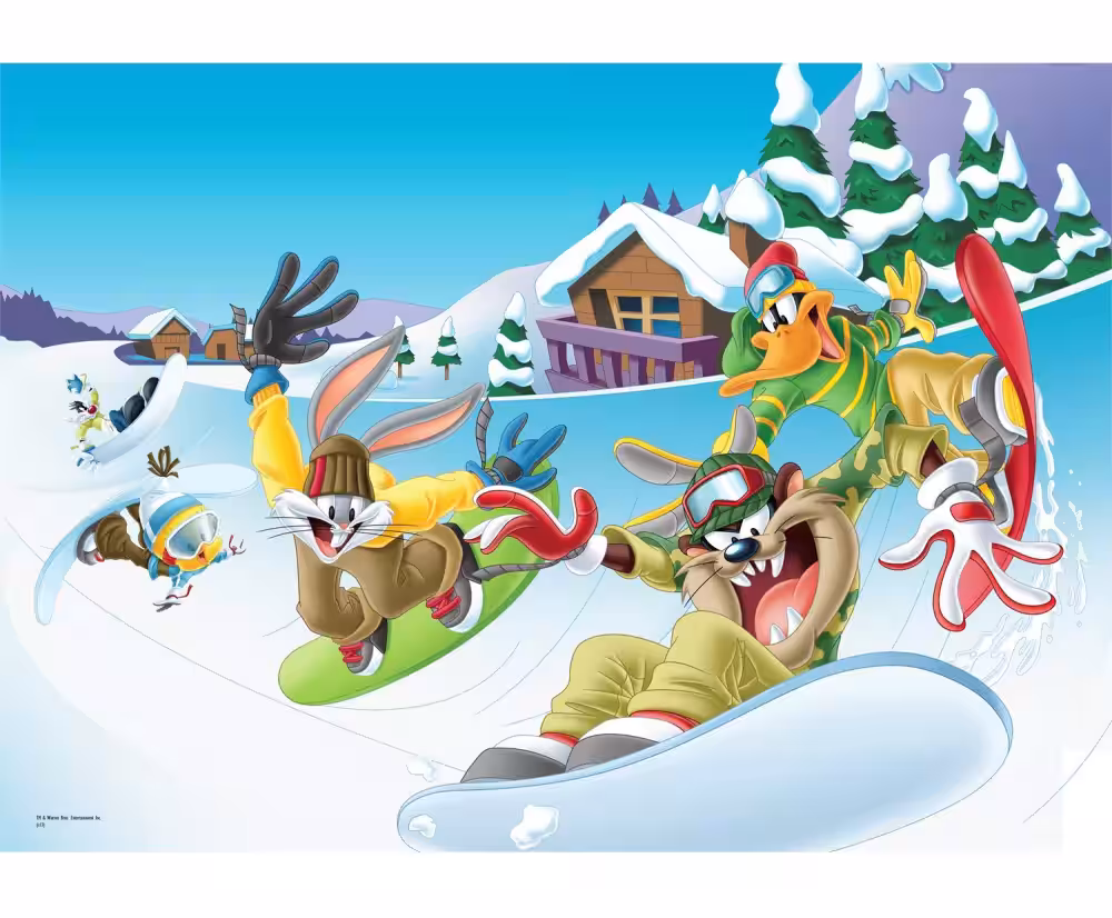 Lisanslı Warner Bros Looney Tunes Puzzle 50 Parça