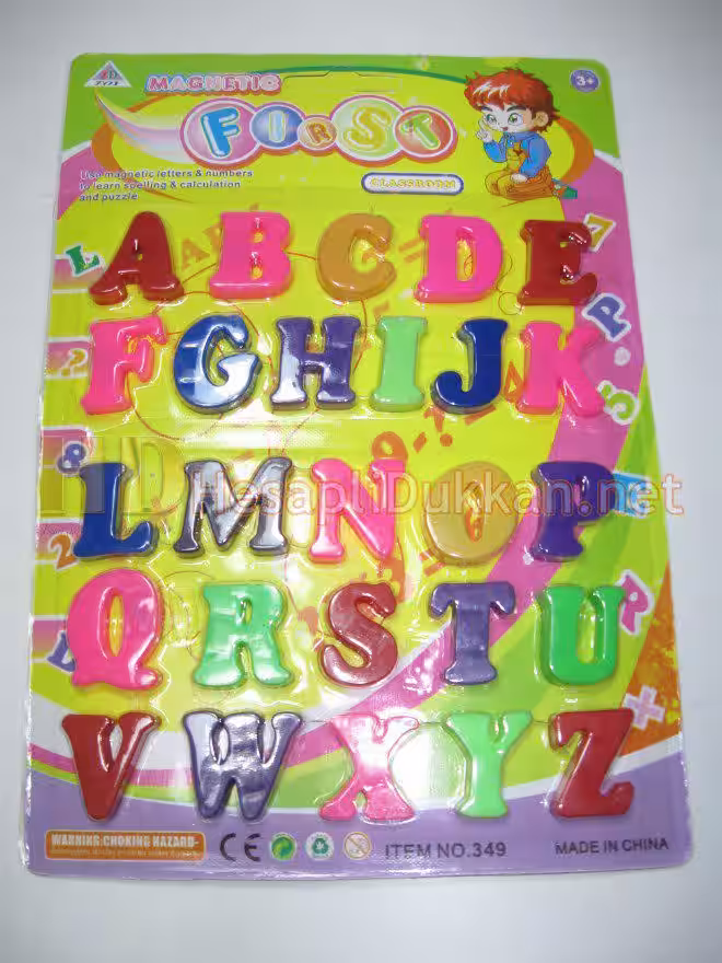Magnet alfabe harfler ister isim yaz ister not bırak R755