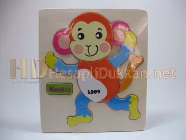 Maymunlu puzzle eğitici oyuncak R824