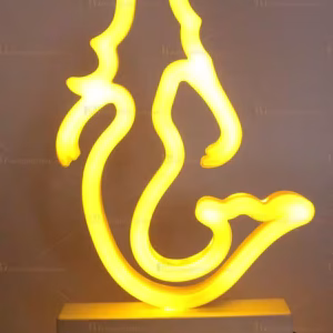 Mermaid Lamp Led Neon Deniz Kızı Lamba Sarı