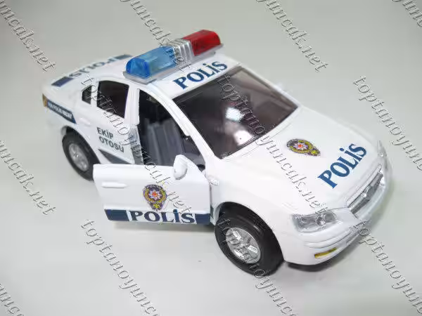 Metal polis arabası sirenli çek bıraklı