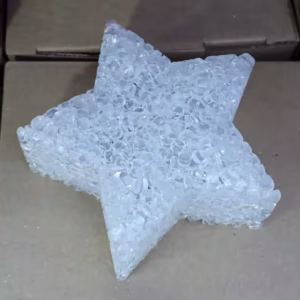 Mini gece lambası beyaz silikon yıldız